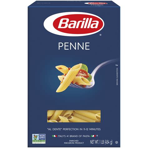 barilla pasta box.